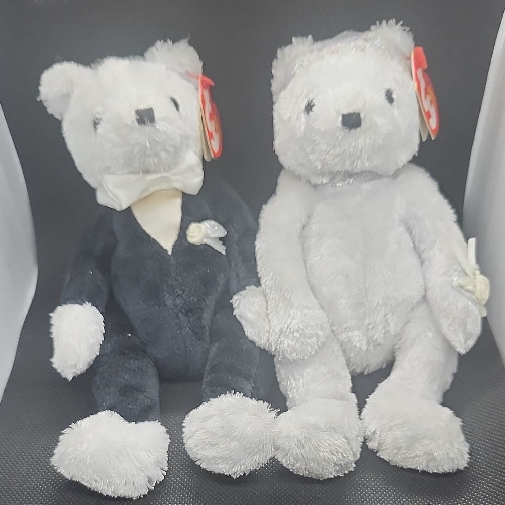 TY Beanie Baby Bride & Groom